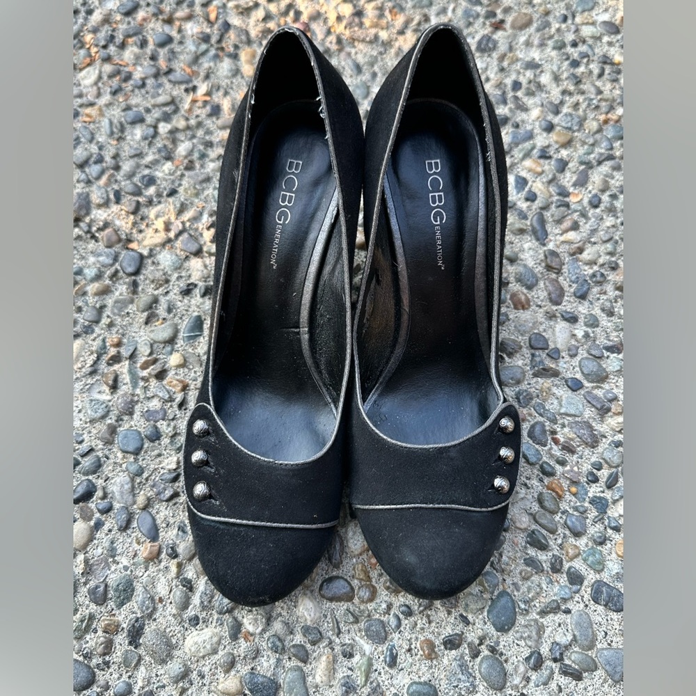BCBGeneration suede wedges size 7.5